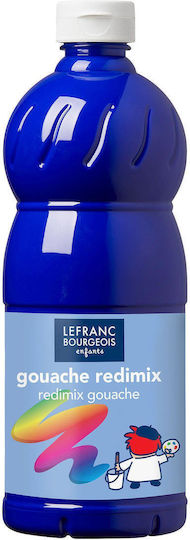 Lefranc Bourgeois Redimix Gouache Τέμπερα Ζωγραφικής 054 Blue Ultramarine σε Μπουκάλι 1000ml