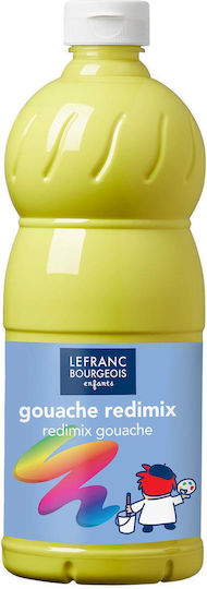 Lefranc Bourgeois Redimix Gouache Τέμπερα Ζωγραφικής 169 Lemon Yellow σε Μπουκάλι 1000ml