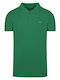 Prince Oliver Men's Short Sleeve Blouse Polo Green