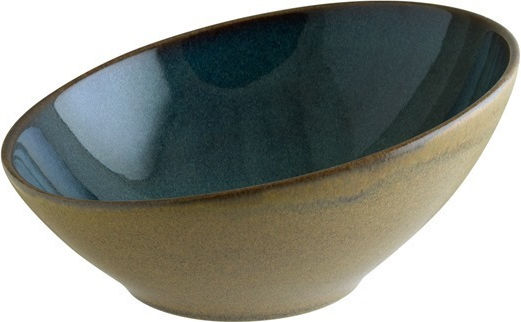 Bonna Sphere Σαλατιέρα από Πορσελάνη Μπλε 22x22cm 12τμχ
