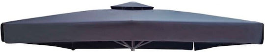 Bliumi Replacement Umbrella's Fabric Gray 5x5m