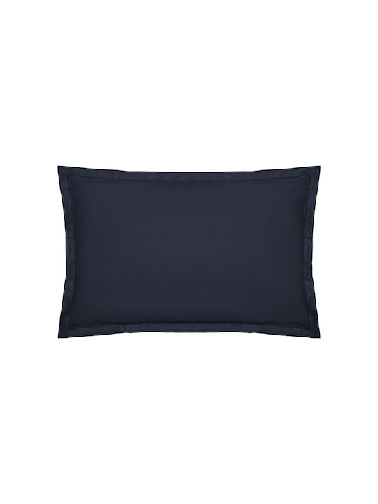 Spitishop Decorative Pillow Case Oxford 50x70+3 A-S D'Oreiller Ink 100% Cotton Blue 50x70cm