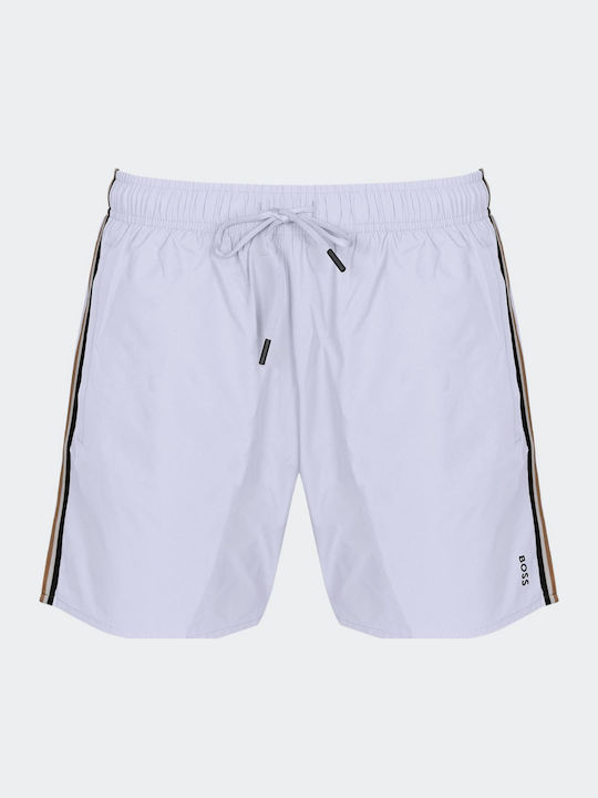 Hugo Boss Men's Swimwear Shorts White 50491594-100