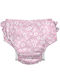 Swimwear - Diaper GREEN SPROUTS Eco Snap Ruffled Swim Diaper Light Pink Small Blossoms GS-711158-2031