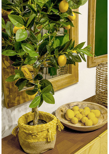 Artificial Outdoor Tree Lemon Tree Green 100cm Zaros