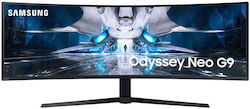 Samsung Odyssey Neo G9 LS49AG950NPXEN Ultrawide VA HDR Curbat Monitor de jocuri 49" 5120x1440 240Hz cu Timp de Răspuns 1ms GTG