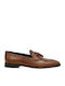 Men's Leather Moccasins Tabac Brown
