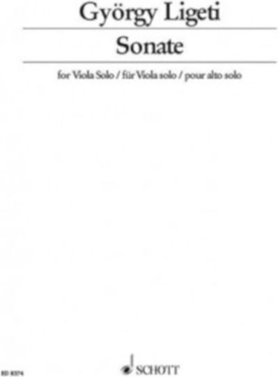 Schott Sohne Ligeti Sonata pentru Instrumente cu coarde / Viola
