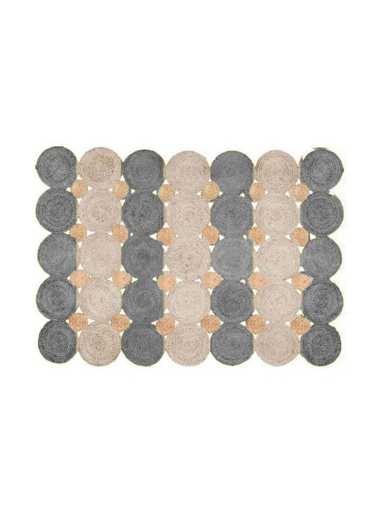 InTheBox SAND 2 Teppich Rechteckig Sommer aus Jute Gray