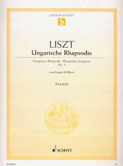 Schott Sohne Franz Liszt Hungarian Rhapsody No 2 Εκδόσεις Schott ED06414