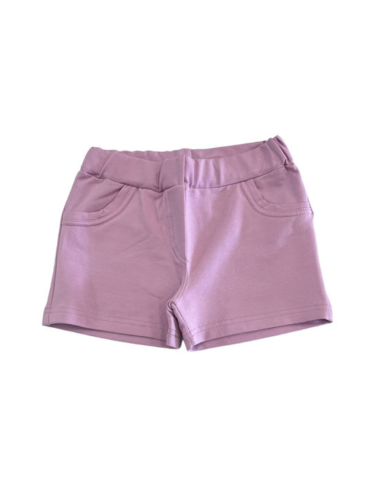 Joyce Kinder Shorts/Bermudas Stoff Flieder