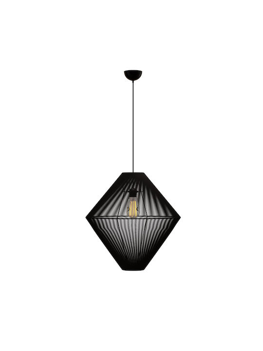 Alphab2b Pendant Light Single-Light for Socket E27 Black