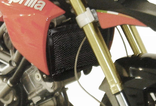 C-Racer Motorrad-Kühlerschutz Aprilia Dorsoduro 750 / Dorsoduro Schwarz