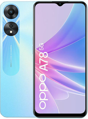 Oppo A78 5G Dual SIM (4GB/128GB) albastru incandescent