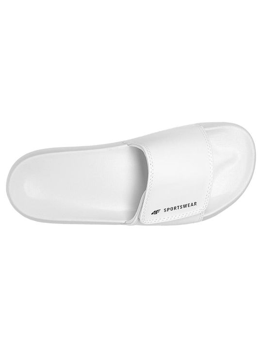 4F Women's Flip Flops White