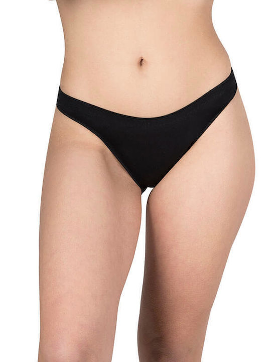 A.A UNDERWEAR Bumbac Femeie Alunecare Negru