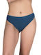 A.A UNDERWEAR Cotton Women's Slip Blue