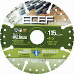 ECEF Διαμαντέ Schneidscheibe Metall 115mm 880115