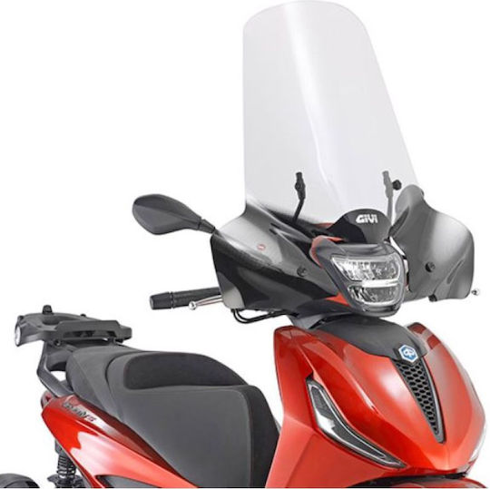 Givi Motorcycle Windshield & Windscreen Transparent Visor for Piaggio Beverly 300 5616A