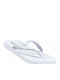 Lolita Glitter Flip Flops In Silver Colour