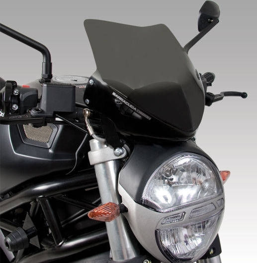 Barracuda Motorcycle Windshield & Windscreen Tinted Visor for Ducati Monster DN7300