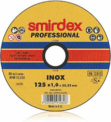 Smirdex 125x1mm Cutting Disc Metal Hole Diameter 125mm 1pcs