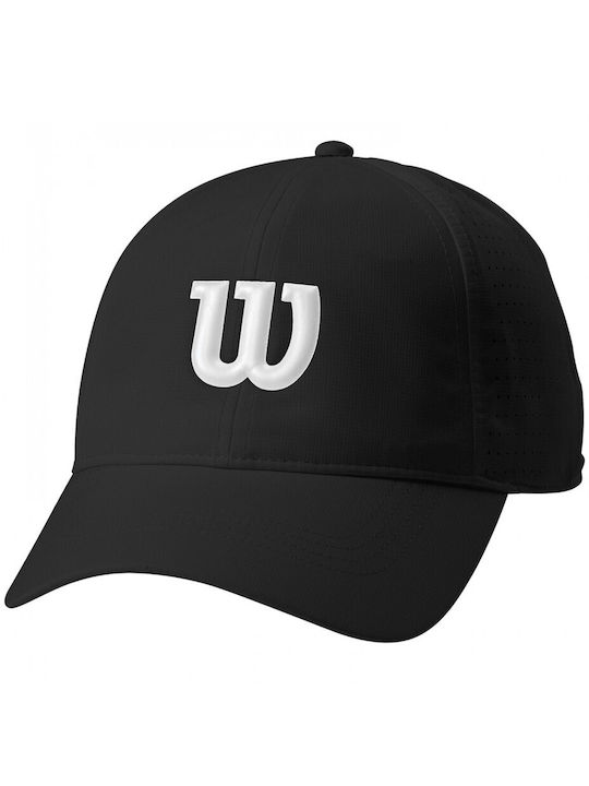 Wilson Ultralight Tennis Cap II Ανδρικό Jockey Μαύρο