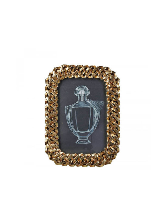 Zaros Plastic Photo Frame with Gold Frame