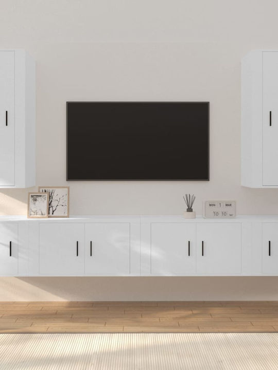 Living Room TV Unit White L40xW34.5xH100cm