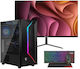 Vengeance Ghost L5 MSI Edition Gaming Desktop PC Core i5 13400F 16GB DDR4 480GB SSD GeForce RTX 4070 No Operating System and Tesla 24MC625BF Monitor
