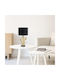 Navaris Cactus Fabric Table Lamp for Socket E14 with Gold Shade and Base