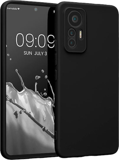 KWmobile Задна корица Силикон черен мат (Xiaomi 12 Lite)