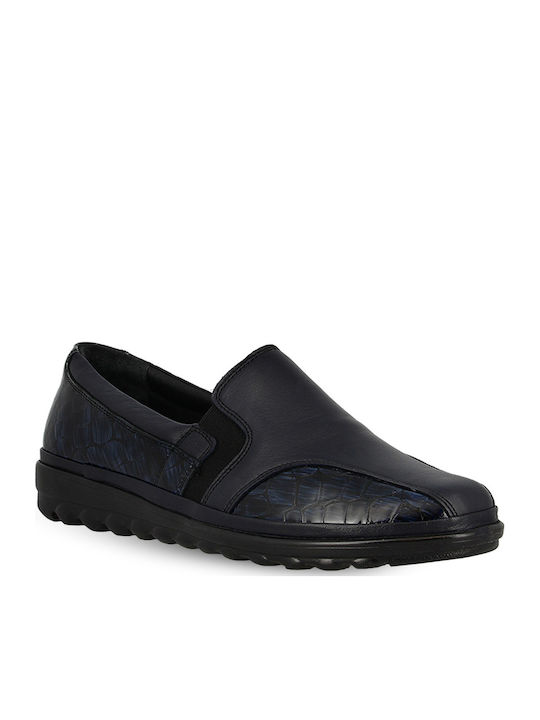 Women's Slip-On Leather Blue