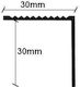 Newplan Profile Aluminum for Steps 275x3cm