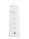 Raeder Lighthouse Candle Holder suitable for Tealights Porcelain in White Color 6.5x6.5x18cm 1pcs