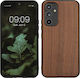 KWmobile Back Cover Lemn Maro închis (Galaxy A54)