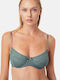 Bra without Padding Underwire Khaki
