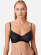 Queen Balconette Balconette Bra Underwire Black