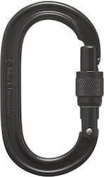 Black Diamond Oval Keylock Screwgate 1buc