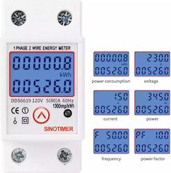 Sinotimer Kilowatt Meter Electric Panel DDS6619