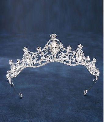 Bridal Hair Tiara with strass color silver 5728