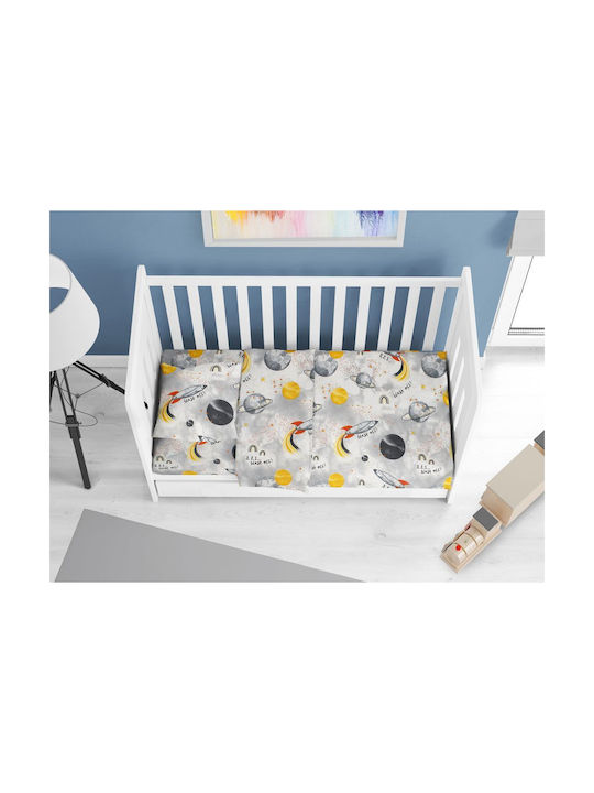 Dimcol Baby Duvet Cover Gray 120x160cm