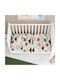 Dimcol Baby Bettlaken Für Wiege Baumwolle 80x110cm
