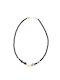 Women's Necklace with Black Beads