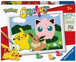 Ravensburger Pictură Creart Kids - Pokemon pentru Copii 7++ Ani