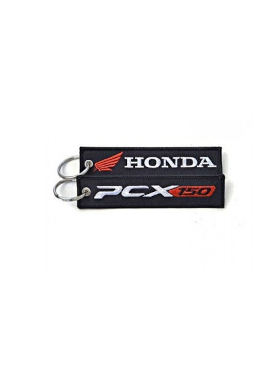 Μπρελόκ με λογότυπο Honda PCX 150 μαύρο-λευκό