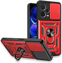Bodycell Armor Slide Back Cover Πλαστικό Κόκκιν...