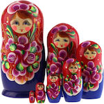 Bambushka Matrioshka autentică Bambushka 19cm - 7 bucăți