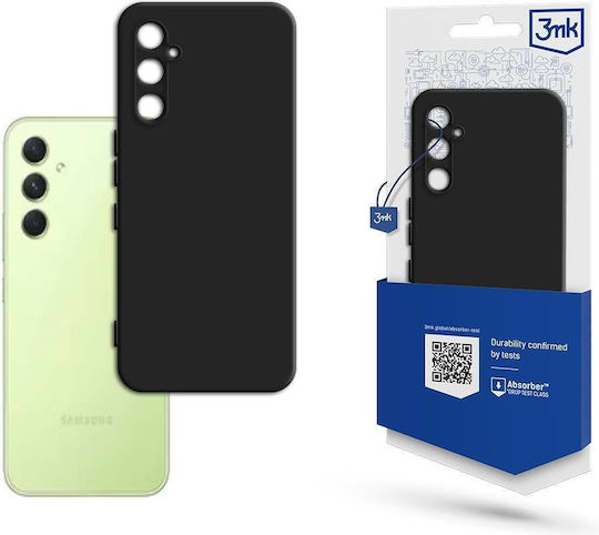 3MK Matt Back Cover Σιλικόνης 1.2mm Μαύρο (Galaxy A34)