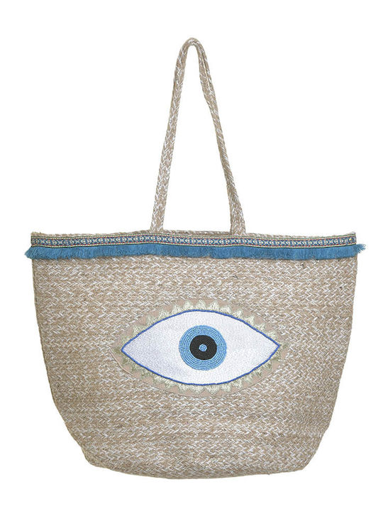 Ble Resort Collection Geantă De Plajă Din Wicker Bej